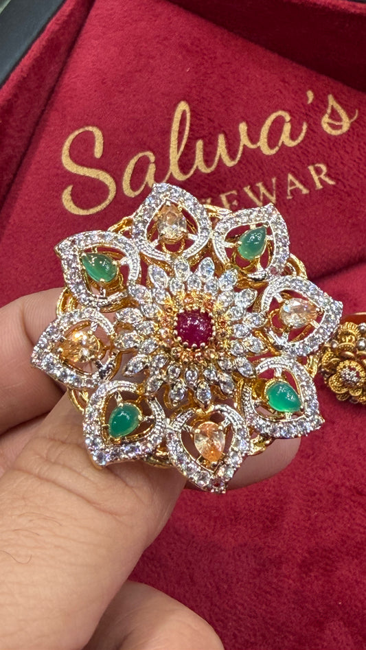 italian ring multi shaded