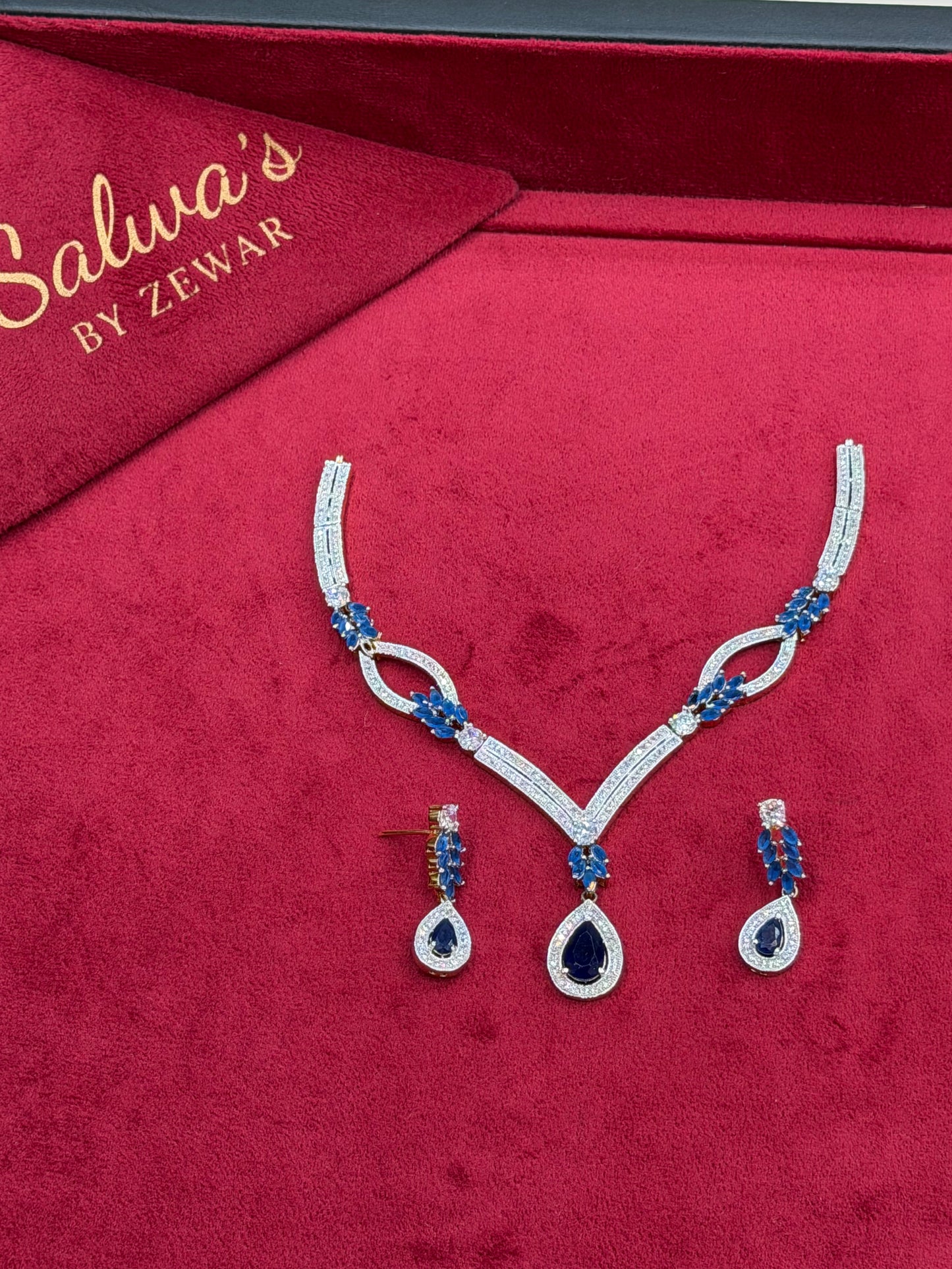 BLUE SAPHIRE ITALIAN SET