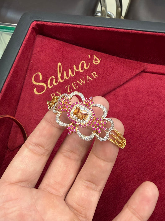 925 (CHANDI) SHAMPION PINK STONE